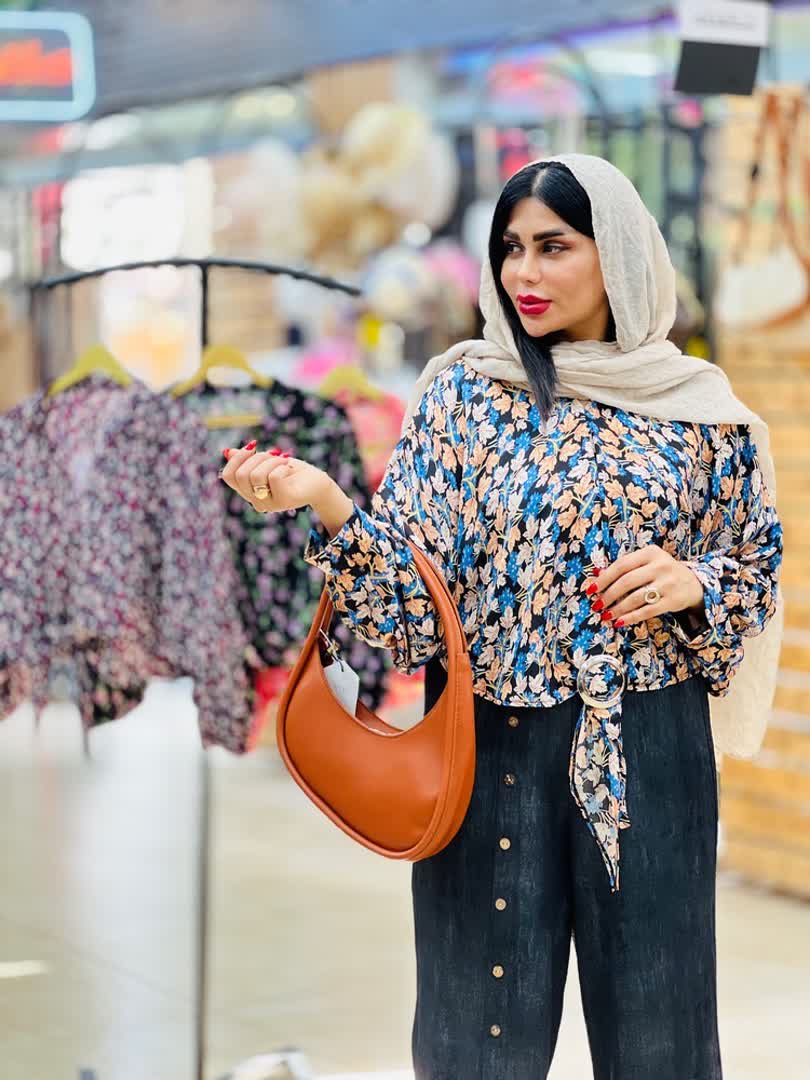 شومیز  گره ای پارادایز پلاس 2756